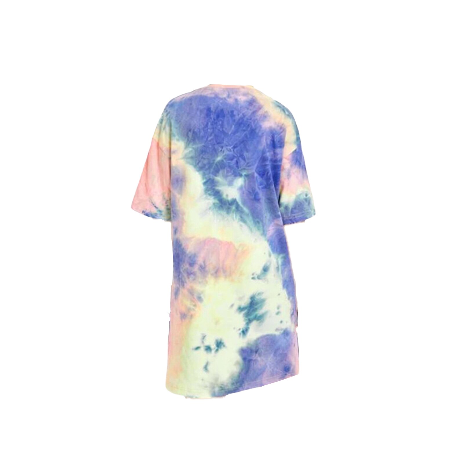 Baby & children's Kids Girl’s Summer Clothes Sleeping Dress Summer Fresh Tie-dye Letter Printed Home Dress for Kids Girls