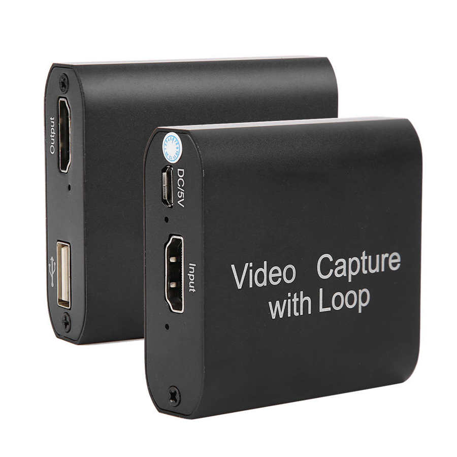 Video Capture HD Live USB to with Loop Out Capture Card