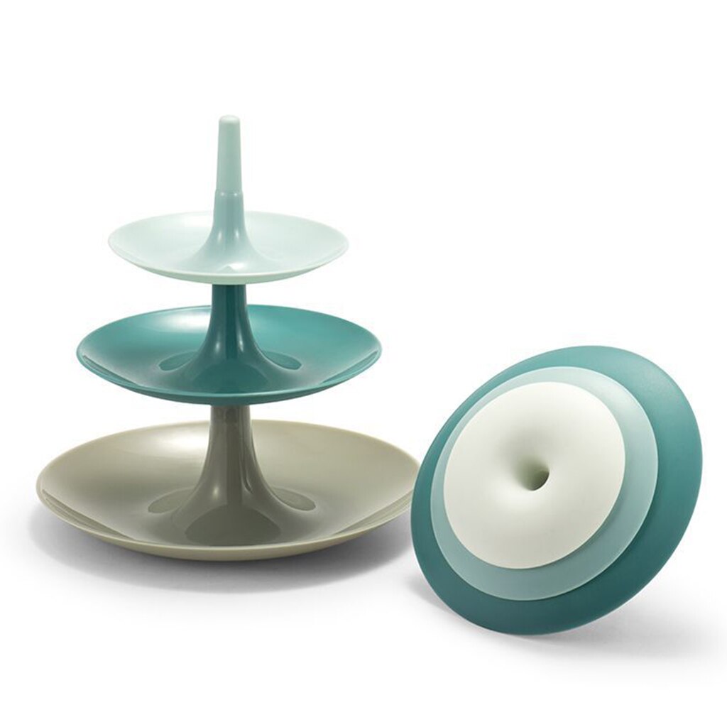 3-Tier Plastic Cupcake Display Stand Dessert Houder Ronde Fruit Snacks Kom Voor Baby Shower Verjaardag Bruiloften Thee Party