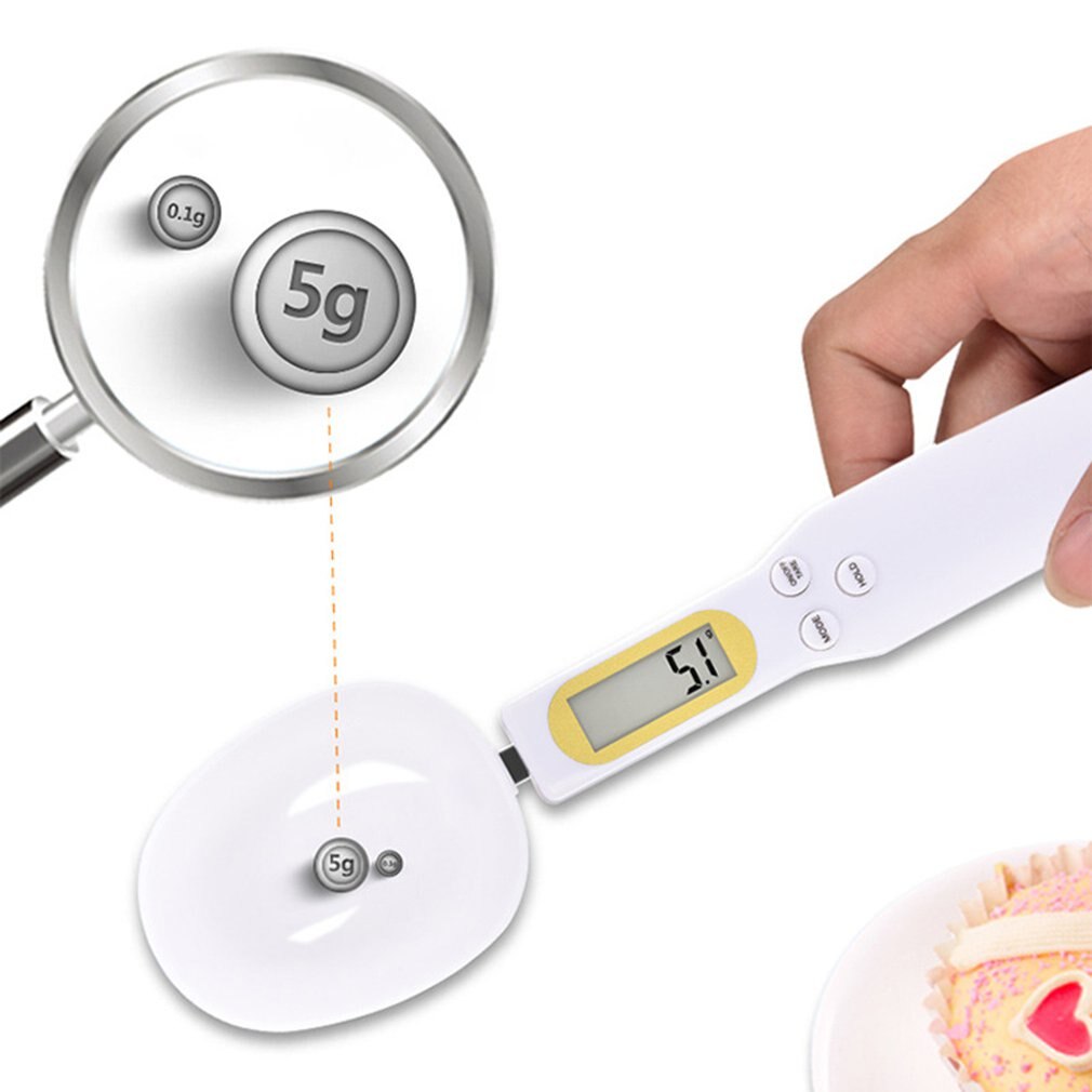 Cuchara electrónica para medir leche en polvo, cuchara medidora, cucharas digitales de medición precisa