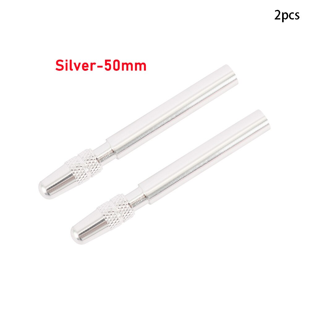 Fiets 1 Paar Presta Valve Extender W/ Cap Aluminium Geanodiseerd F/V Extension Voor Vaste Racefiets velgen 50Mm 60Mm