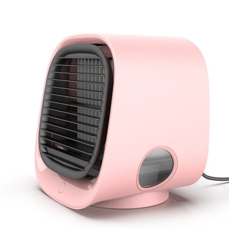 3 Kleuren Thuis Mini Airconditioner Draagbare Arctic Cooler Led Usb Persoonlijke Ruimte Cooler Fan Air Cooling Oplaadbare Fan Bureau
