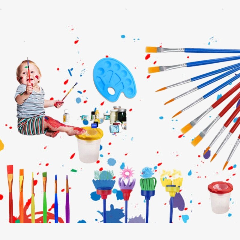 Mandala Puntjes Gereedschap Schilderij Kit Rock Dot Verf Stencils Tool Set Art Craft Supplies Kits Met Lade Borstel Rits Water