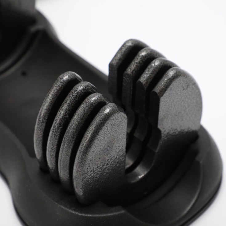 Removable dumbbell home fitness adjustable barbell rack equipment，Without dumbbells, only with shelf