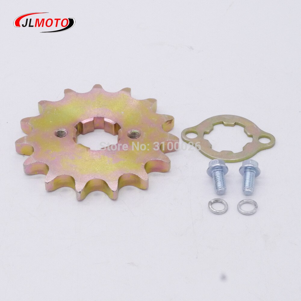 15T Sprocket Fit for GY6 CVT 150CC 200CC Engine 530# Chain Drive China ATV UTV Go Kart Buggy Quad Bike Scooter Motorcycle Parts