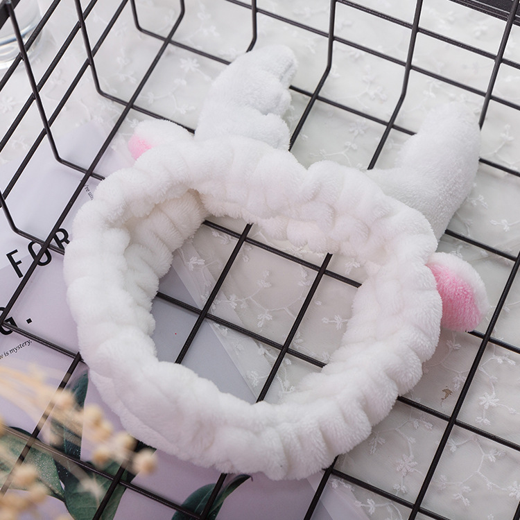 1pc kerstgewei haarband hoofdband pluche driedimensionale washandjes haarbanden badhanddoeken voor volwassenen werknemersvoordelen....: Gdeyds 0030