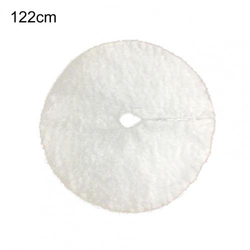 Tree Skirt Soft Comfortable Tree Mat Non Woven Fabric Tree Carpet Christmas Exquisite Visual Effect Tree Skirt Base for Home: 122cm
