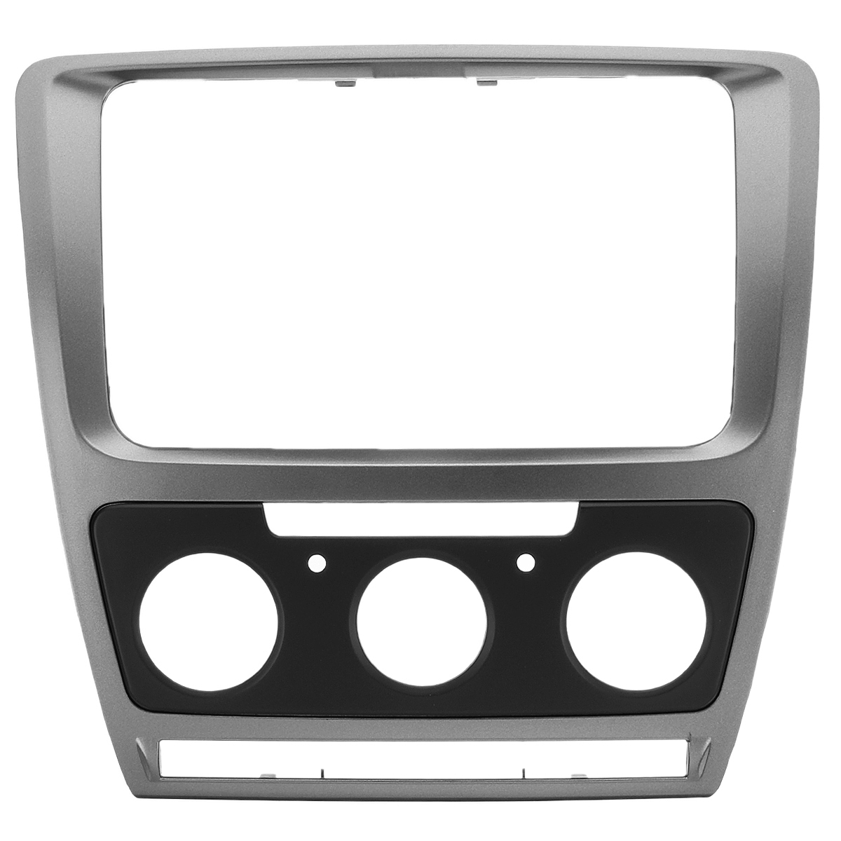 2 Din Auto Stereo Radio Dashboard Plaat Frame Cd Dvd Audio Dash Mount Trim Voor Skoda Octavia Handleiding Een/C