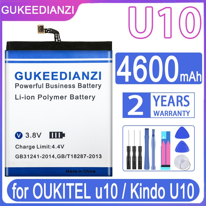 Battery for Oukitel U10 U11 U15 U16 U18 U20 U22 U23 U7 U2 MAX plus Pro U11Plus U15Plus U16Max U20Plus U7MAX U7plus U7Pro + tools