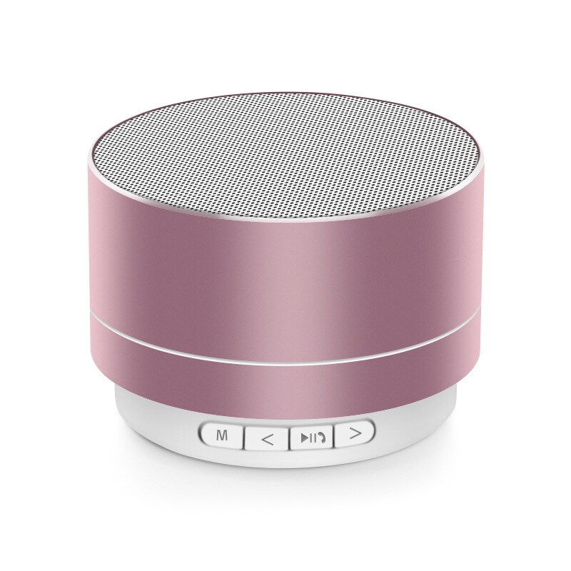 Draagbare Bluetooth Luidspreker met Stereo Geluid Draadloze Pairing Subwoofer voor Thuis Buiten compatibel met iPhone Android telefoons: Roze
