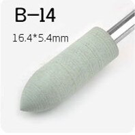 White 1 Pc Silicon Carbide Nail Drill Bits Flexible Polisher Manicure Machine Nail Accessories Electric Nail File Pedicure Tool: G-C-B14