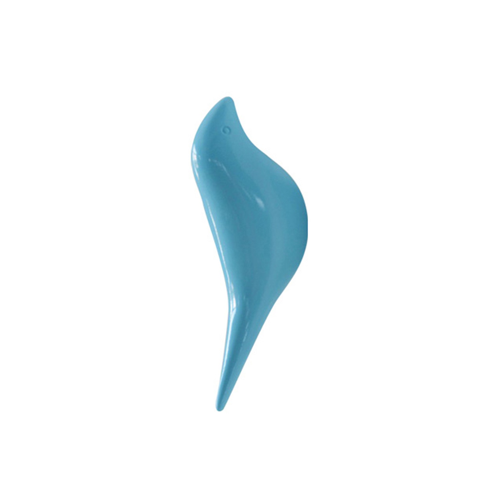 Gancho de pared con forma de pájaro para decoración del hogar, Perchero de resina con forma de pájaro, no tóxico, , 3D: Azul