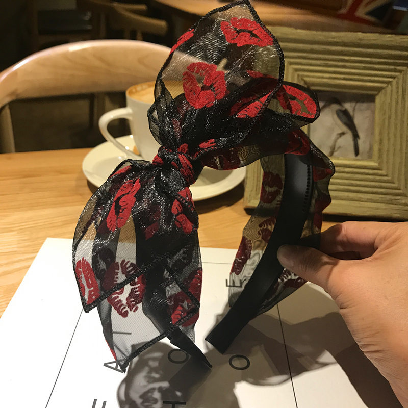 Koreaanse dameshaarband, handgemaakte strik, haaraccessoires, geknoopte haarring, meisjeshoofdbanden, lente- en zomerhoofdbedekking: Wit