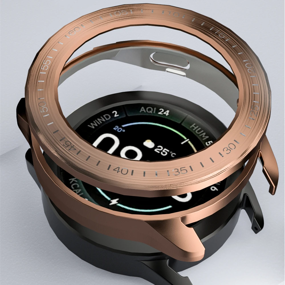 Abdeckung für Xiaomi Mi Uhr S3 fallen Zubehör PC Schutz Hülse für Mi Uhr S3 Galvani Draht Zeichnung Hohl fallen + lünette