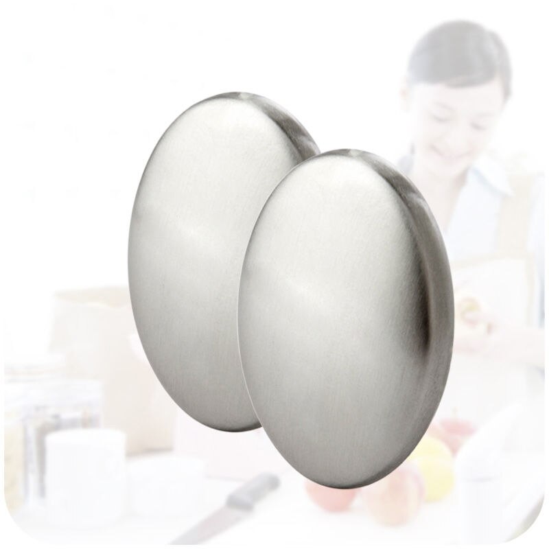Chef Zeep Rvs Zeep Hand Ontgeuringsinstallatie Bar Magic Zeep Knoflook Ui Ruikt Keuken Gadget Tool