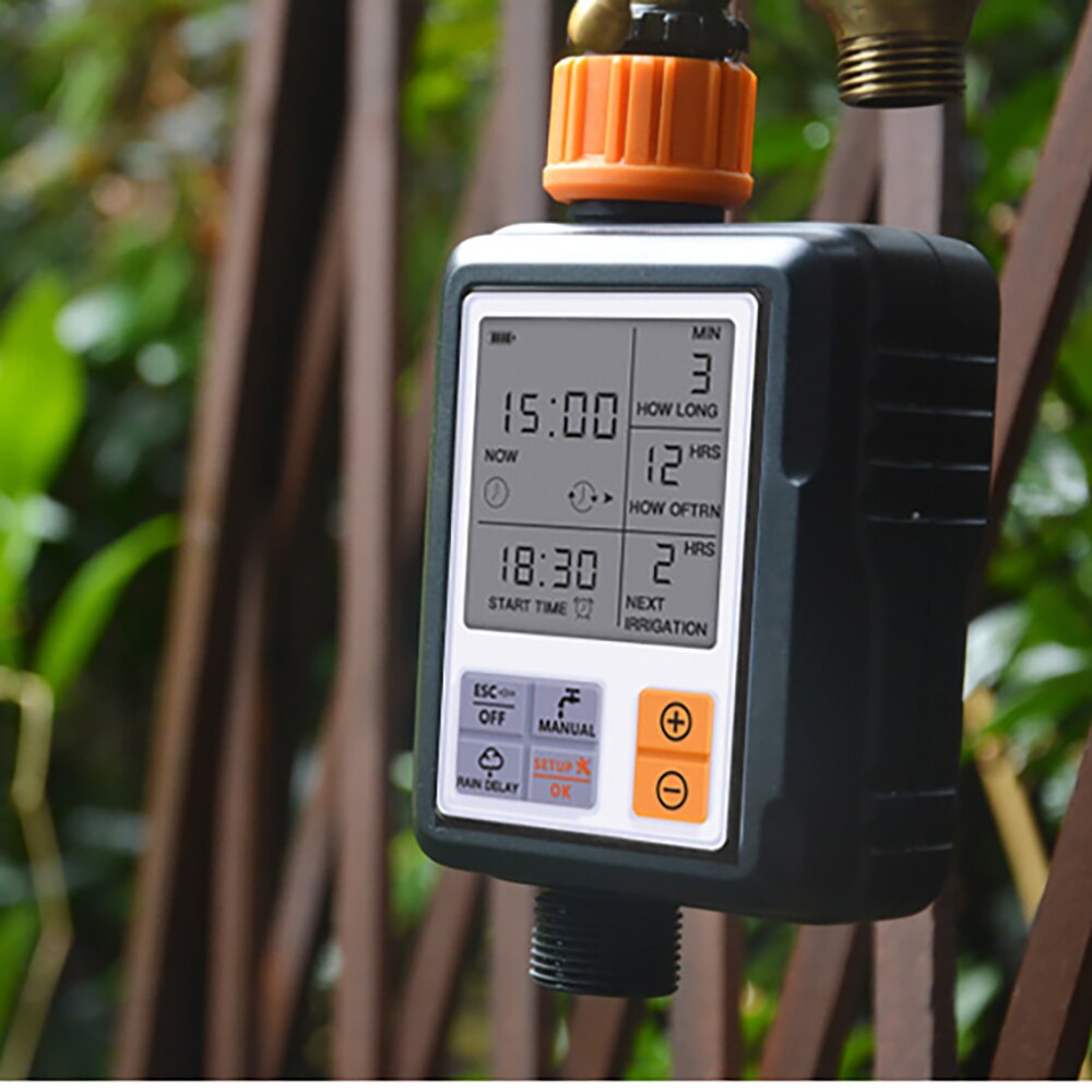 Intelligent Garden Watering Timer With LCD Display... – Grandado
