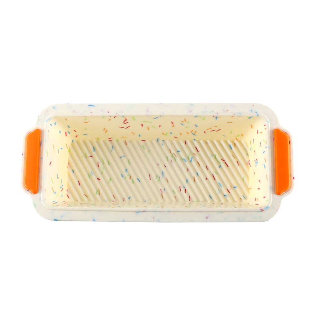 Siliconen Brood Bakvorm Cake Toast Vorm Bakken Cake Pannen Gerechten Voor Cake Bakvormen Lade Decorating Cake Tool: Multicolor