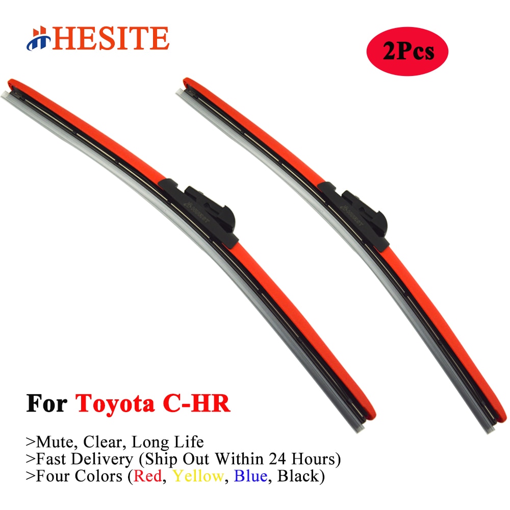 HESITE Colorful Windshield Wiper Blade For Toyota C-HR AWD GR Sport Koba 1.8 2.0 I Accessories Hybrid Wipers
