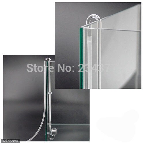 CO2 diffuser connector auarium hangen op bocht arcylic materiaal U vorm buis lucht steen pomp