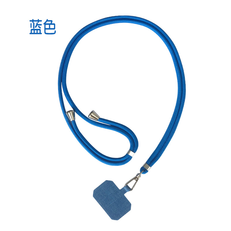Cordón ajustable Universal para teléfono móvil, correas para colgar en el cuello, cordones antipérdida, accesorios para teléfono móvil, 150cm: Plata / Gris