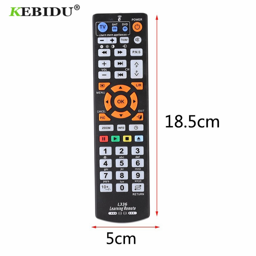 Kebidu til  l336 ir fjernbetjening universal smart fjernbetjening controller med indlæringsfunktion til tv cbl dvd sat til  l336
