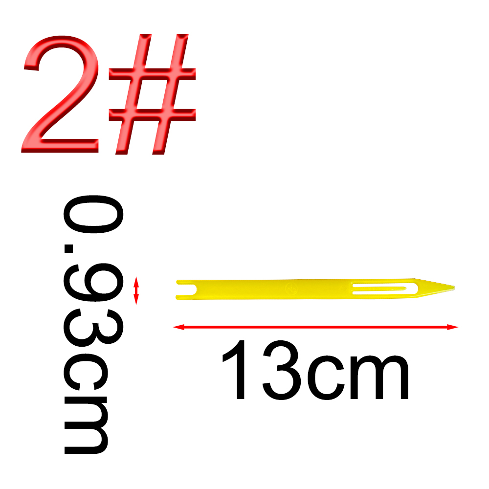 Lanzadera de red de pesca de color aleatorio, lanzadera de tejido de plástico, aguja de malla, reparación, herramienta de jaula de pescado, 3 uds.: YELLOW