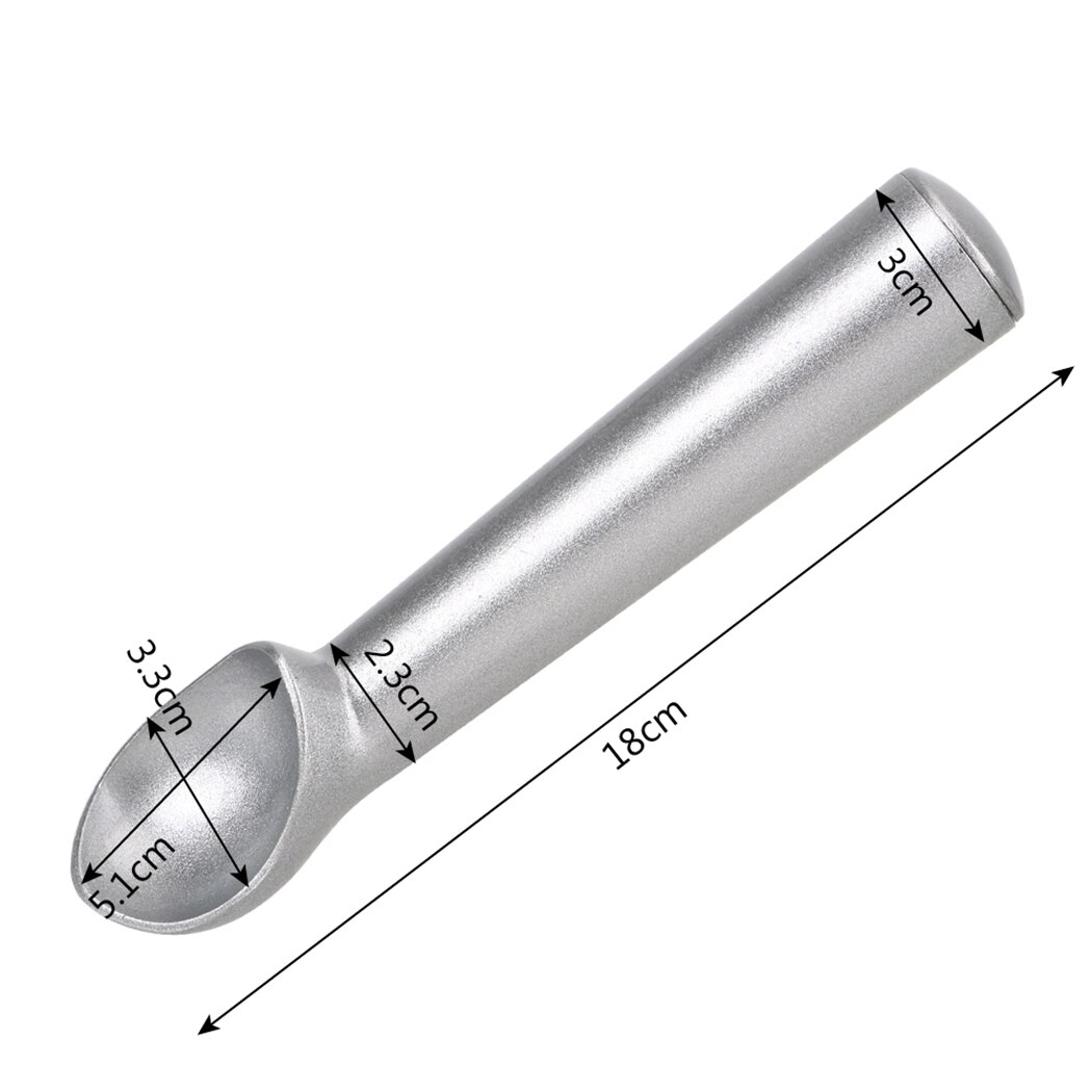 Ice Cream Ball Spoon Stainless Steel Spoon Fruit Watermelon Spoon Non-stick Ice Cream Ball Making Tool Kitchen Supplies