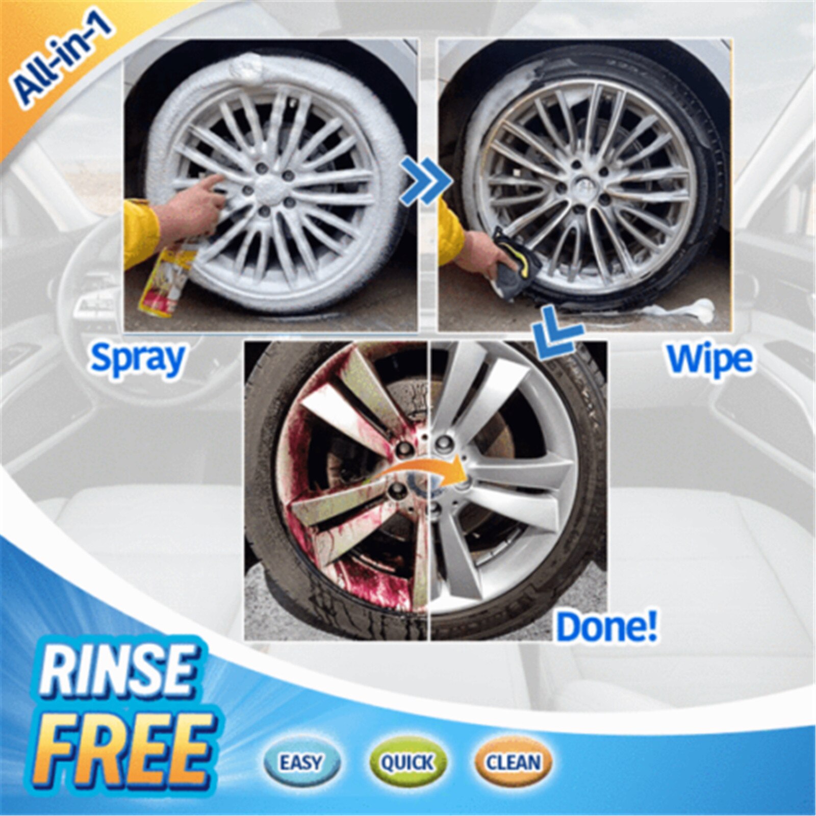 Spot Multi-purpose Multi-functional Car Interior Bubble Cleaner Cleaning Tool For Home Hogard Direct