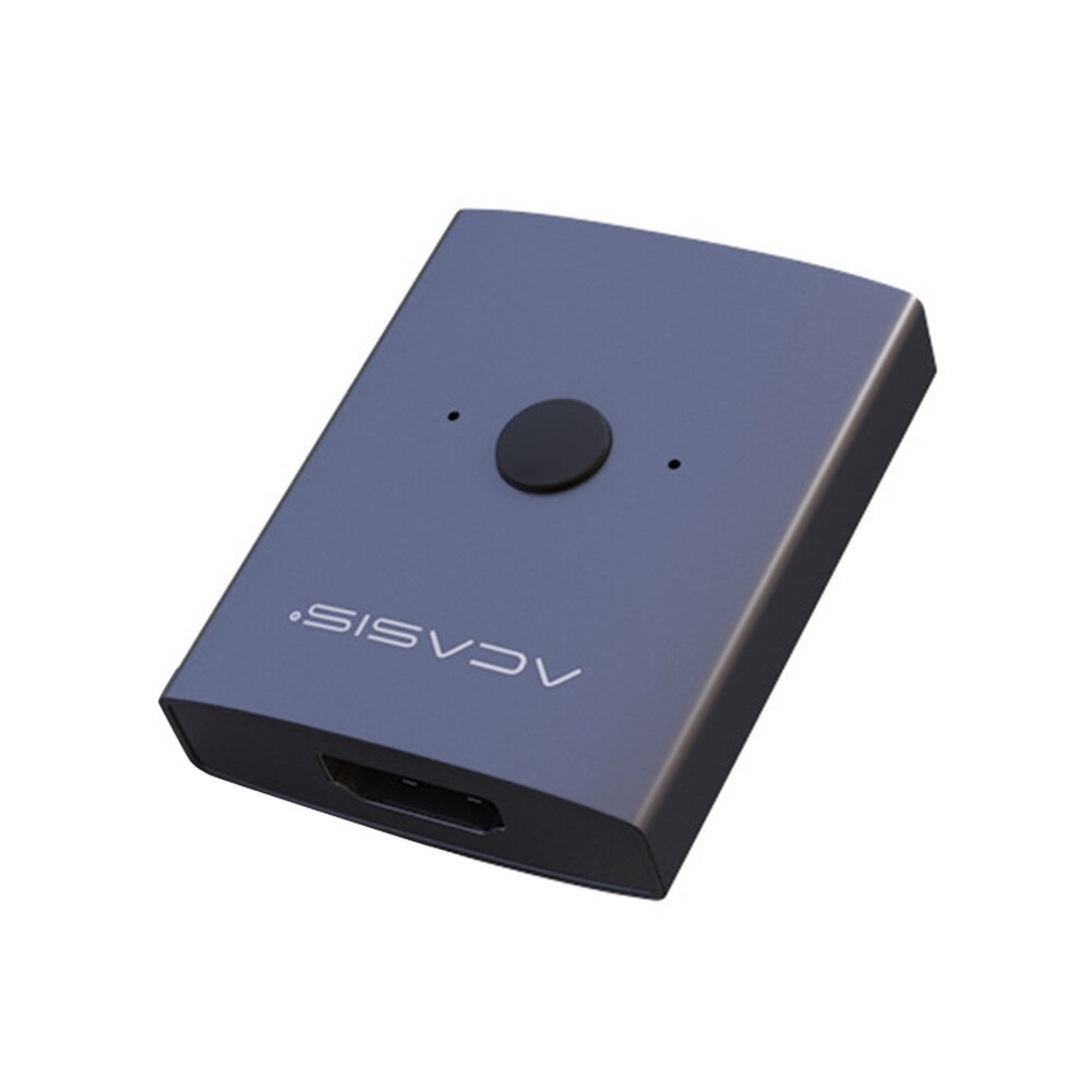 Plug And Play Hub Manual HDMI Switch HDCP 3D 1080P 1x2 Input Output Home Office 4K HD Laptop Bi Direction DVD HDTV Video