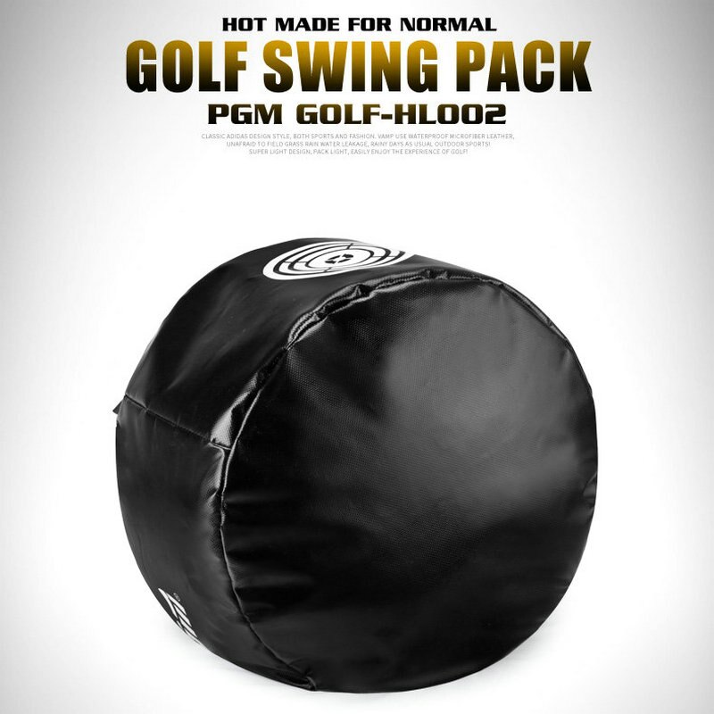 Golf Swing Trainer Bag Golf Power Impact Swing Aid Bag Practice Training Smash Hit Strike Trainer Exercise Package