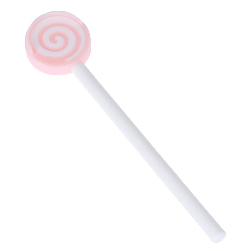 1Pc Lollipop Baby Tongue Cleaning Brush Child Tongue Scraper Cleaner Baby Care Christmas Baby Kids: light pink