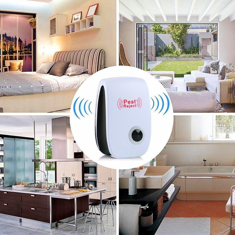 1 - 6 PCS Pest Reject Ultrasound Mouse Cockroach Repeller Device Insect Rats Spiders Mosquito Killer Pest Control Household Pest