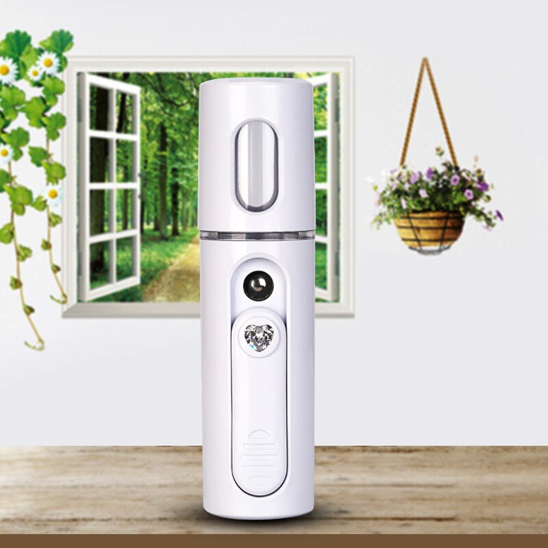Portable Handheld Nanomist Hydrating Beauty Face Device USB Facial Steamer Air Humidifier Oil Diffuser for Home Car Mist Maker