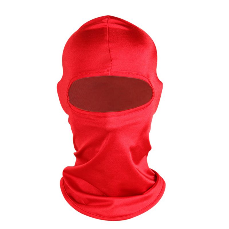 Cagoule d'hiver, masque facial complet, bonnet de cyclisme en plein air, élastique, respirant, , coupe-vent: R
