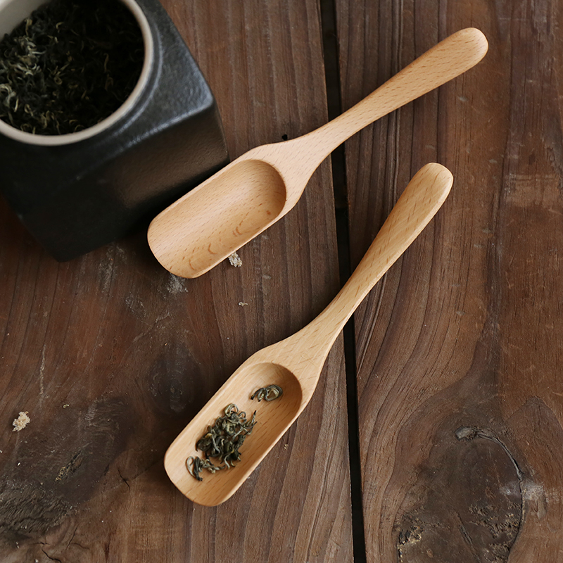 Cuchara de madera para té, pala para ceremonia del té de Kung Fu, seis partes para caballeros, accesorios para té hechos a mano, herramientas de té clásicas