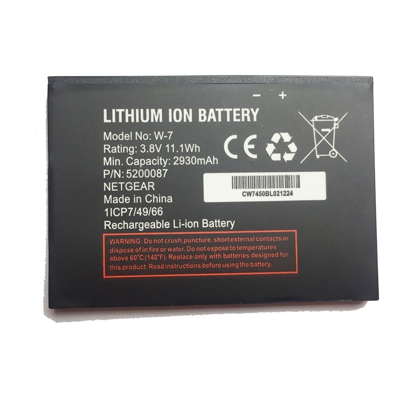 W-7 For Netgear Sierra Aircard 790S 810S W7 2900mAh Rechargeable Lithium Polymer Battery For Netgear Sierra Aircard 790S 810S W7