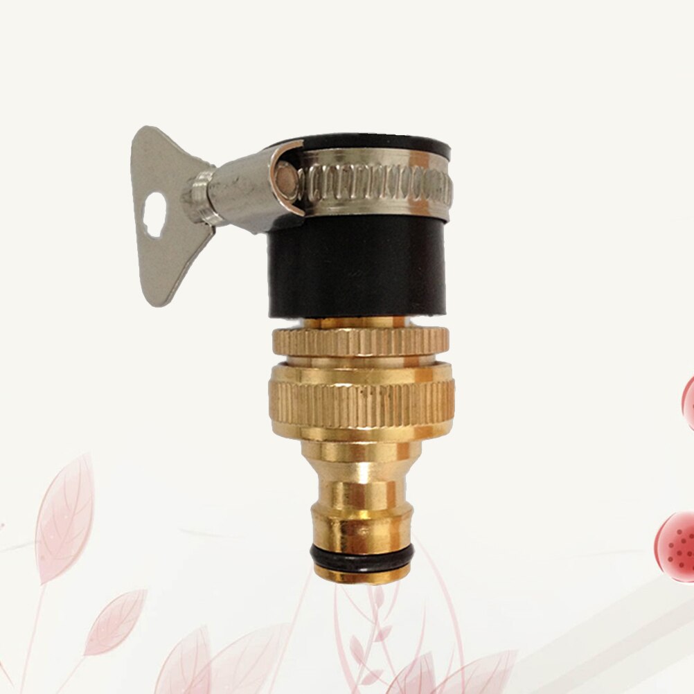 1/2 &amp; 3/4 Inch Brass Adapter Washing Machine Hose Fittings Kitchen Garden Hose Adapter