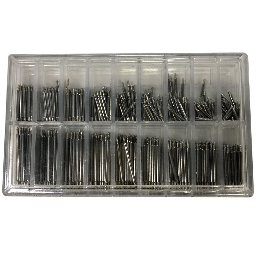 360PCS Boxed Lugs Watch Band Spring Strap Link Pin Remover Set Stainless Watch Wrist Bands Repair Kit