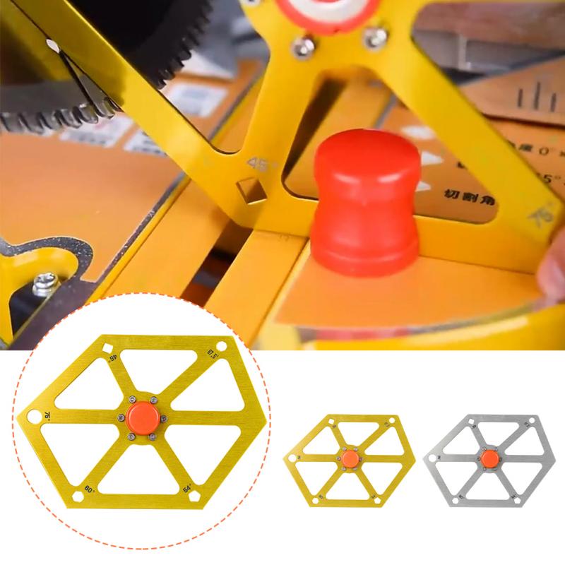 Gauge Woodworking Aluminum Alloy Hexagon Ruler For Table Saw Angle Finder Waterproof Rustproof Measuring Tool Inclinometer