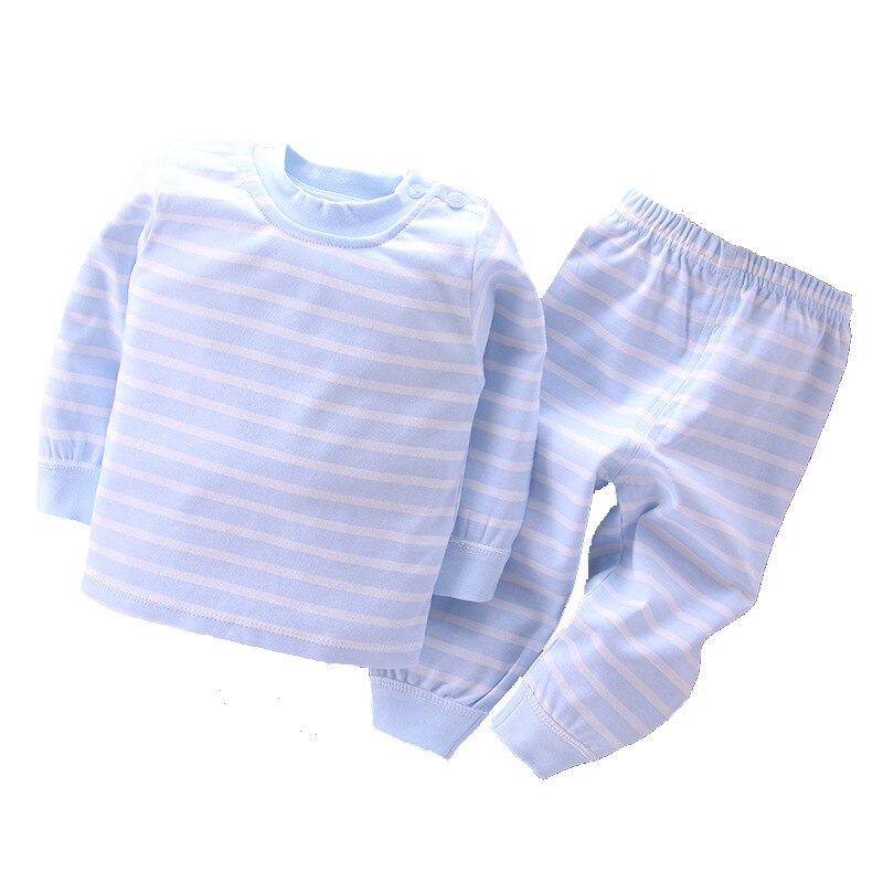 Automne spot costume pour enfants 0-2 ans bébé fin coton à manches longues épaule bouton pantalon deux pièces costume