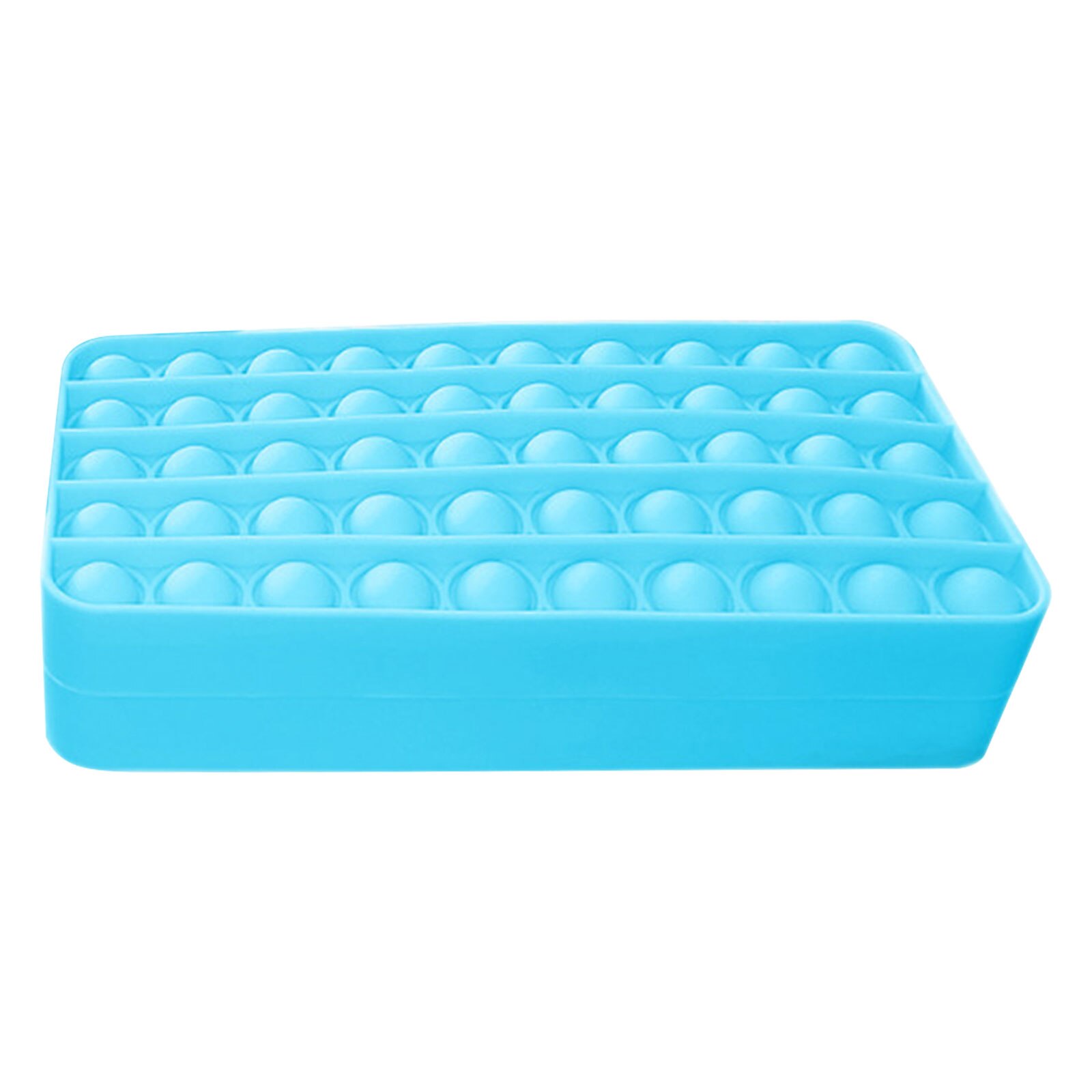 Caja de lápices para aliviar el estrés para niños, juguete antiestrés, caja de papelería de burbujas, juguete sensorial