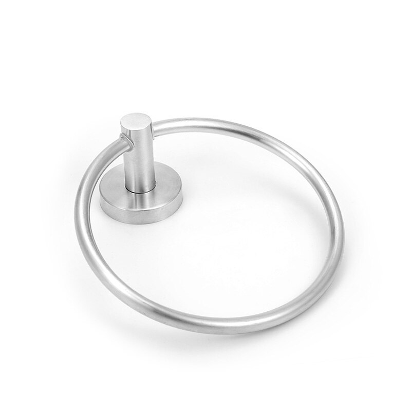 Rvs wall mount handdoekring badkamer accessoires Ronde handdoek houder Badkamer Handdoekenrek Hanger