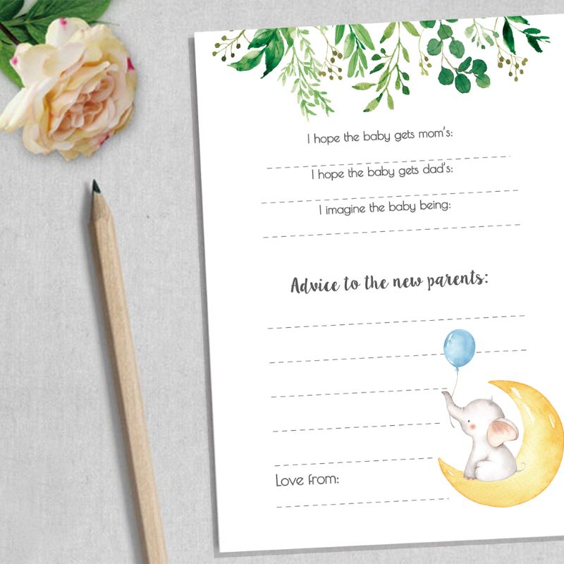 10 pak baby forudsigelser og rådgivningskort - baby shower spil ideer til dreng eller pige-fest aktiviteter forsyninger