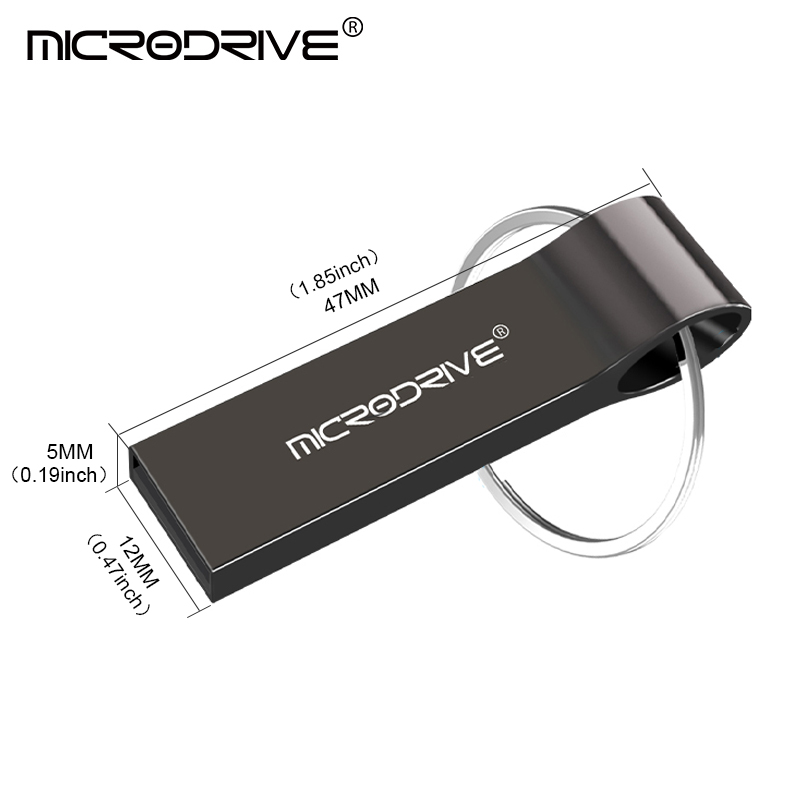 Metal USB Flash Drive 64gb thumbdrive 16GB 4GB Pendrive 32gb Flash Memory Stick 128gb 256g stainless steel waterproof pen Drive