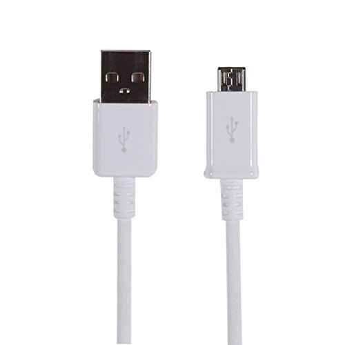 Per Samsung Xiaomi Redmi 5 4X Huawei honor Meizu LG alcatel Oukitel C8 caricabatterie per cellulare Android v8 cavo di ricarica Micro USB: 1m cable white