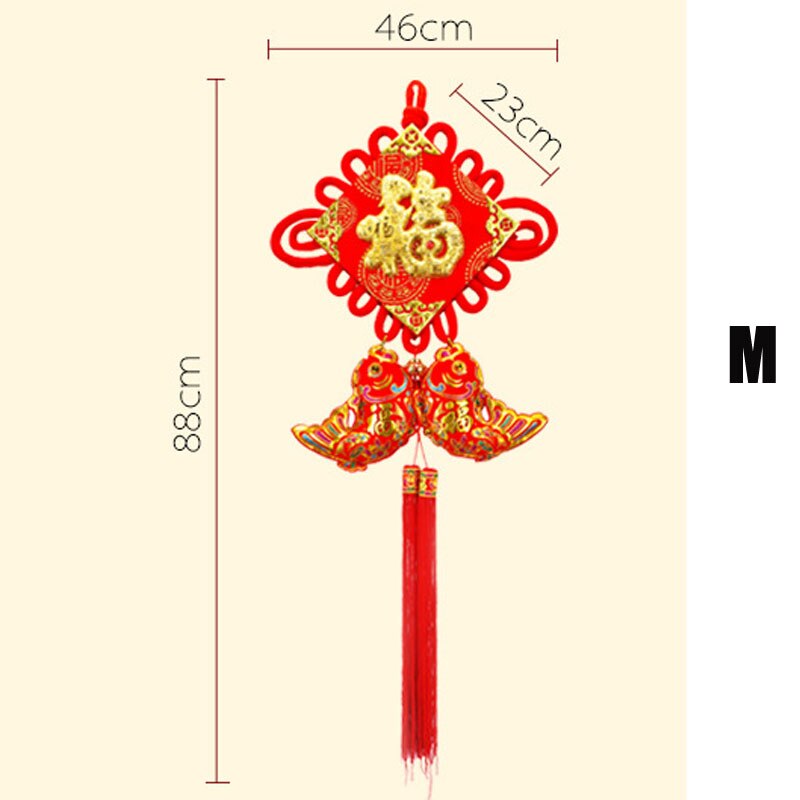 Chinese knoop kwasten hanger gelukkig Chinese Jaar Lente Festival ornament cultuur en kunst Gordijn Decoratieve flanellen