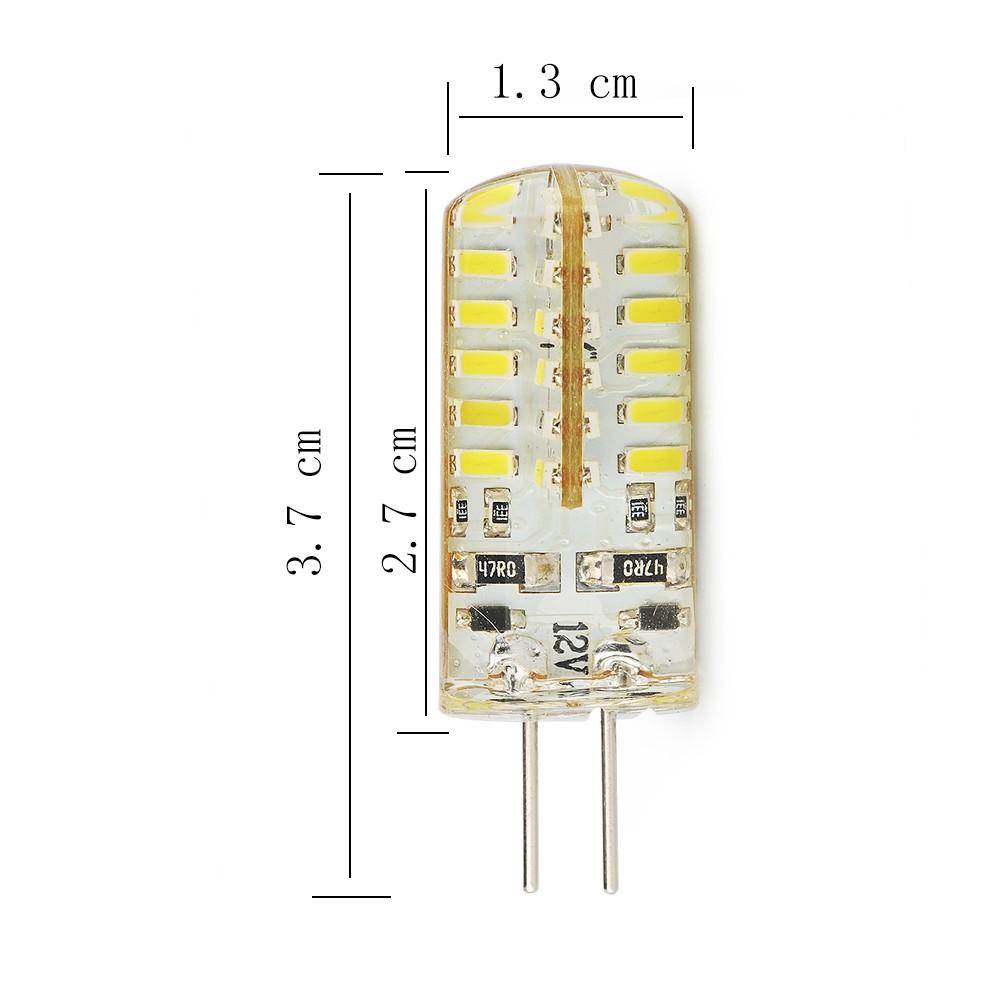10 Pcs G9G4 Led Maïs Licht Siliconen Metalen Corn Bulb Light 12 V Warm Wit Voor Plafondlamp Wandlamp