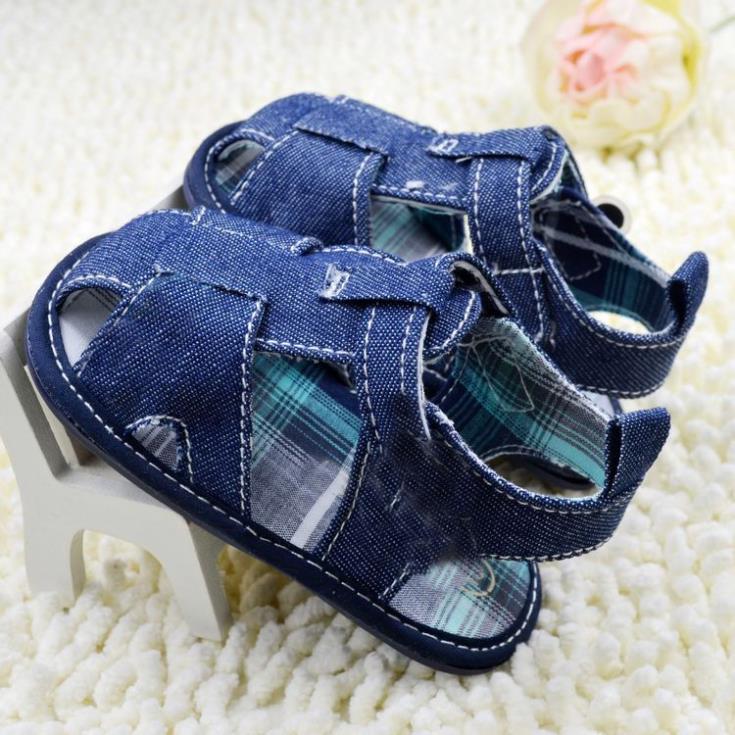 Blue Jeans baby sandal shoes baby shoes toddler shoes