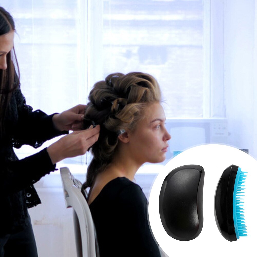 Handvat Detangling Kam Tangle Hair Brush Muis Kam Professionele Magic Rechttrekken Kammen Salon Styling Tamer Tool Stijl