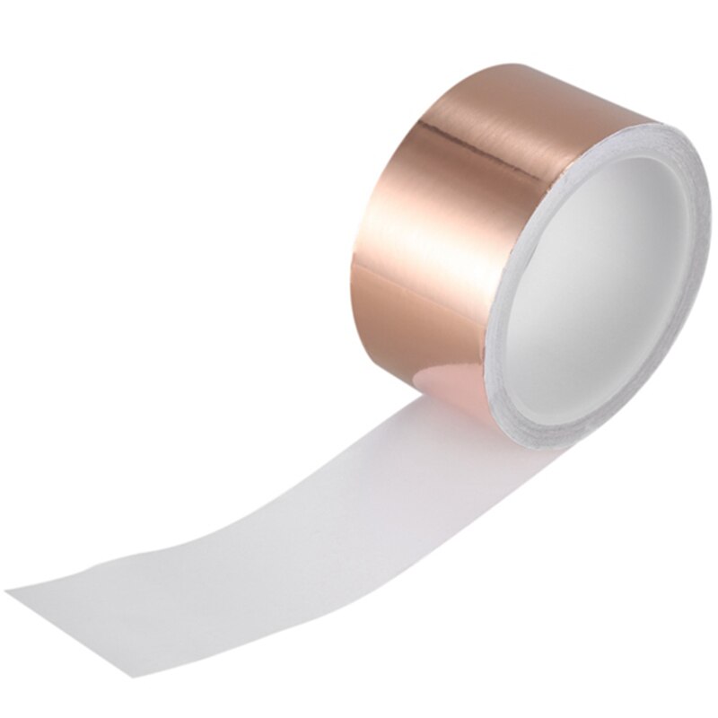 Dubbelzijdig Conduct Copper Foil Tape Masker Electronetic Afscherming Dubbele Side Geleidende Koperfolie Tape
